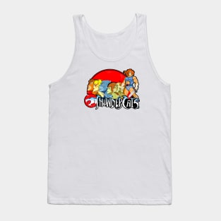 Retro Cats (Alt Print) Tank Top